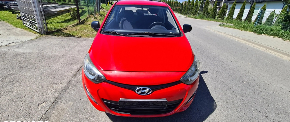 Hyundai i20 cena 6700 przebieg: 199000, rok produkcji 2012 z Żabno małe 37